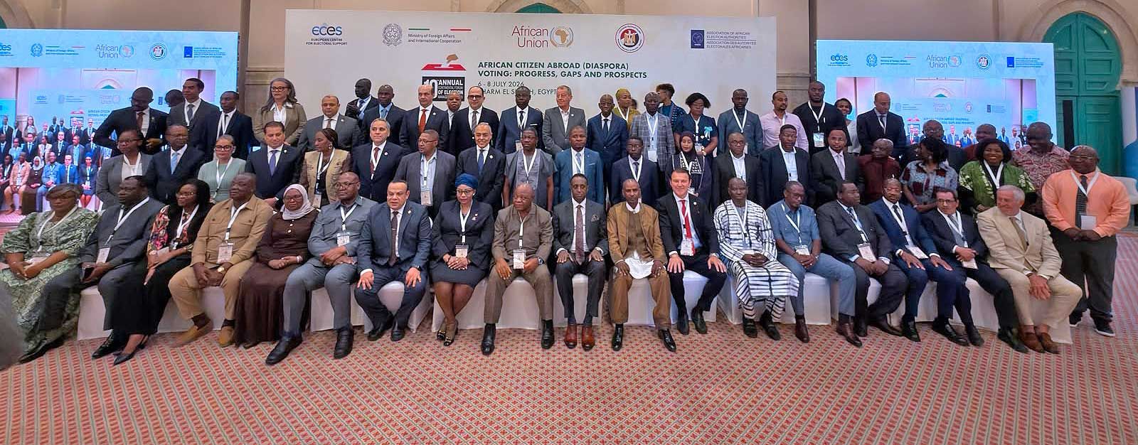 Voto dos Cidadãos na Diáspora em Análise no Egipto no 10.º Fórum Continental Anual dos Órgãos Eleitorais Africanos.